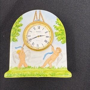 LIMOGES Mini Porcelain Table Clock